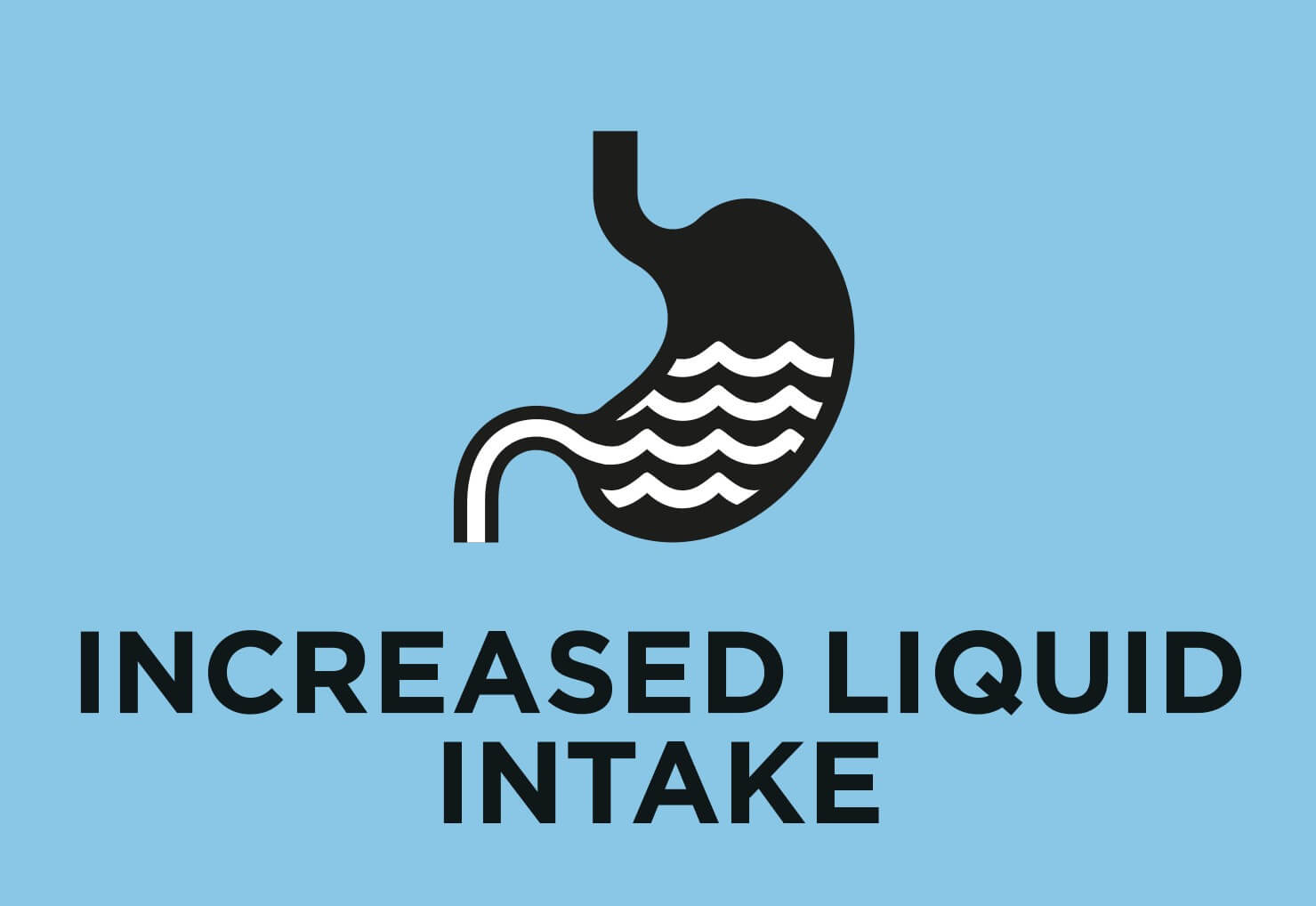 increased liquid intake image