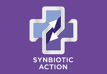 Bewezen synbiotische werking (van een probioticum en prebioticum) om een gezond darmmicrobioom te helpen behouden