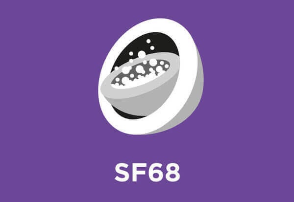 Bevat hetzelfde gegarandeerde gehalte van de gepatenteerde, micro-ingekapselde stam van levende melkzuurbacteriën SF68