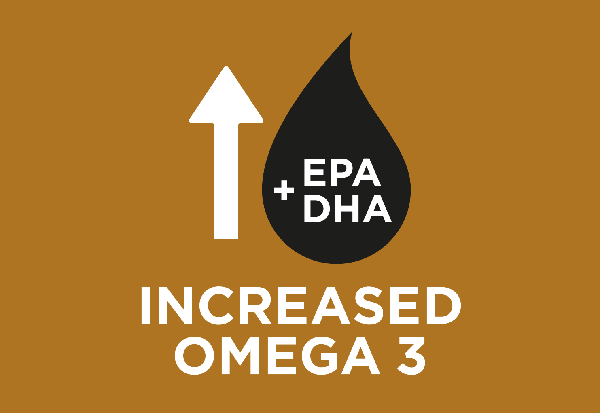 Verhoogde niveaus van omega-3-vetzuren: met EPA en DHA